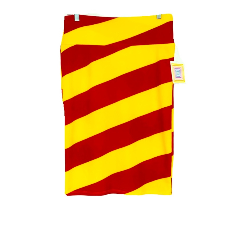 Lularoe Cassie Pencil Skirt, Gryffindor Colors M